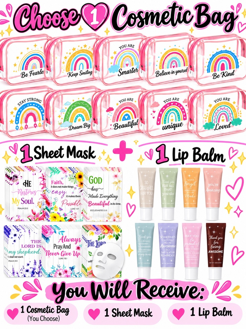Kindness Is Trending Cosmetic Bundle - Picture 1 of 1